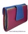 BLUE AND FUCHSIA UBRIQUE WOMEN'S LEATHER WALLET WITH COIN PURSE AND CARD HOLDER FUCSIA Y AZULÓN