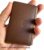 FOLDED LEATHER CARD HOLDER FOR 12 CARDS OR ID CARDS