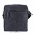 MEN'S LEATHER BAG WILDZONE BRAND WITH OUTSIDE AND INSIDE POCKETS 2 COLORS BLACK