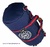 ROUND CANVAS TRAVEL OR SPORTS BAG WITH HANDLES AND MEDIUM-SIZED SHOULDER STRAP BLUE NAVY