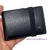 SMALL LEATHER WALLET WITH ELASTIC AND PURSE FOR 7 CARDS -2 colors- BLACK