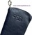 UBRIQUE LEATHER FAN CASE WITH ZIPPER CLOSURE + Colors BLUE NAVY