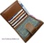 WALLET LEATHER CARD HOLDER WITH ZIP AND EXTERNAL COIN PURSE