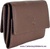 WALLET PURSE MADE IN LUXURY LEATHER -2 COLORS- BROWN