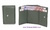 WALLET PURSE MADE IN LUXURY LEATHER -2 COLORS- DARK GREEN