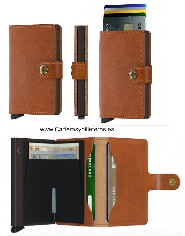 ALUMINUM WALLET AND CARD HOLDER AUTOMATIC EXTRACTION 