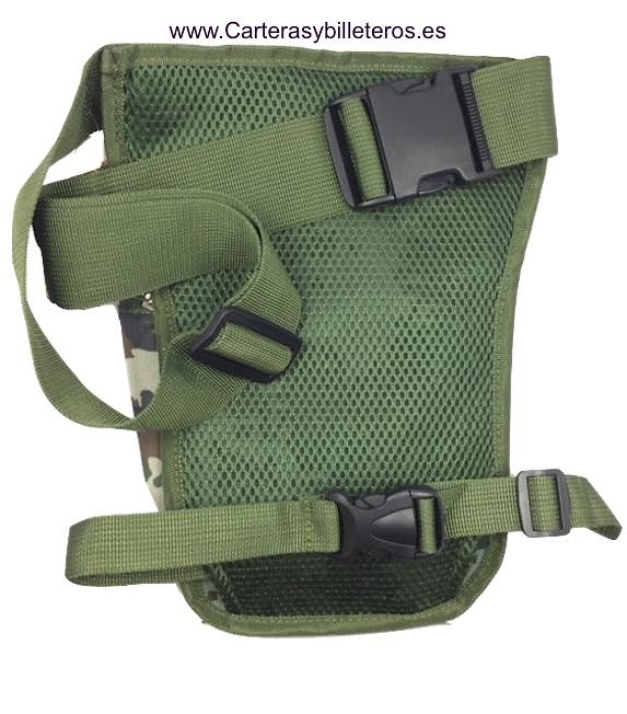 BAG TO CARRY IN THE WAIST SUPPORTED IN THE LEG OF CAMOUFLAGE 