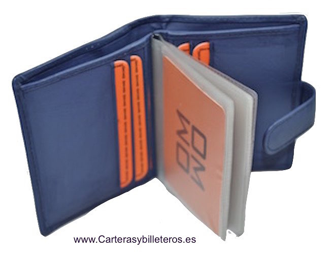 BUSINESS CARD HOLDER LEATHER NAPA HIGH RANGE WITH WALLET LUX 