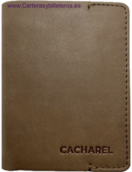 CACHAREL MEN'S WALLET WITH DOUBLE LEATHER WALLET IN LEATHER 