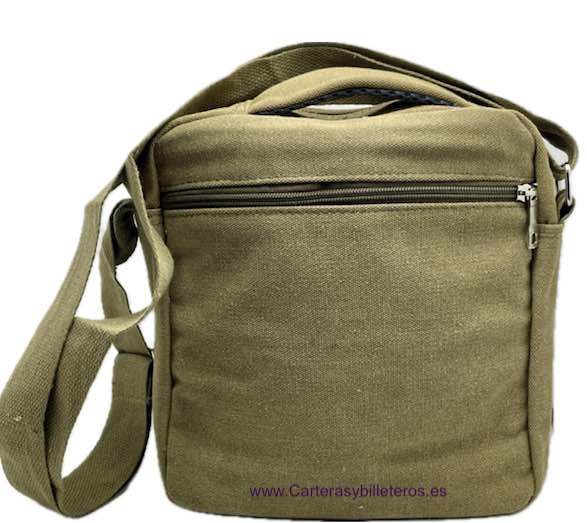 CANVAS BAG MAN WITH 5 POCKETS SIZE BIG 