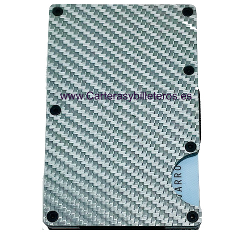 CARBON FIBER CARD HOLDER FOR THIN AND VERY RESISTANT MEN -NEW- 