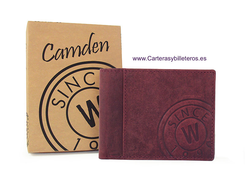 CARD HOLDER MAN WALLET IN MATTE FINISHED LEATHER 