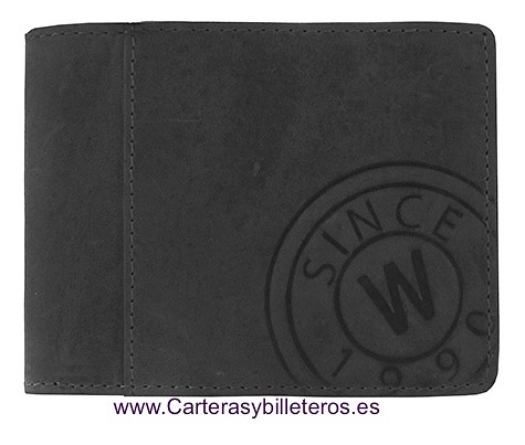 CARD HOLDER MAN WALLET IN MATTE FINISHED LEATHER 