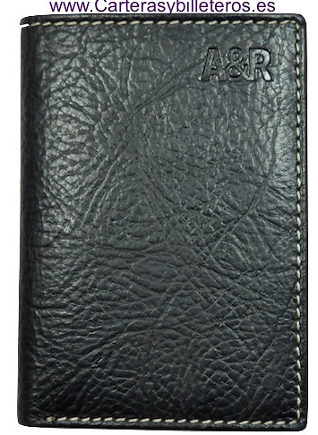 CARD HOLDER OF MAN IN SKIN BISONTE OF QUALITY 