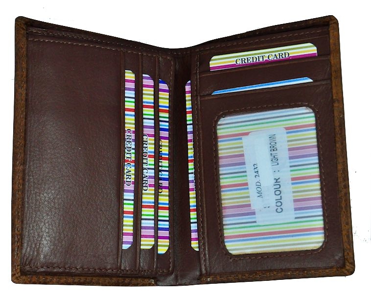 CARD HOLDER OF MAN IN SKIN BISONTE OF QUALITY 