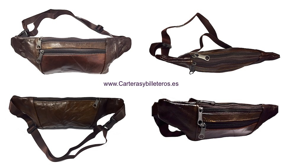 CARRYING BAG FOR HIP LEATHER AND WAIST ADJUSTABLE 