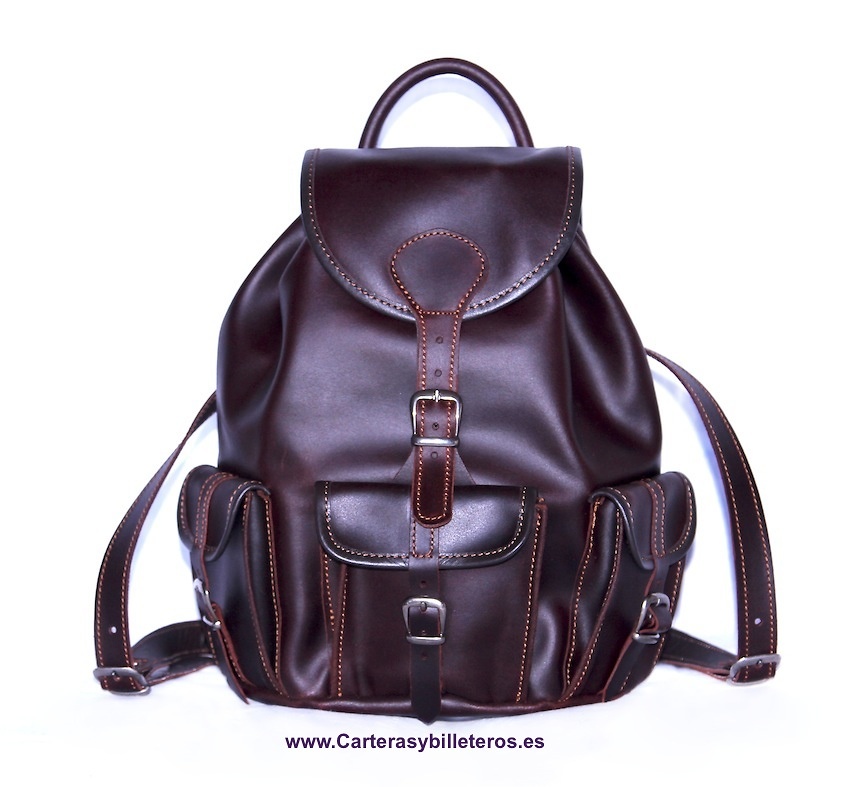 COW LEATHER BACKPACK MEDIUM SIZE 