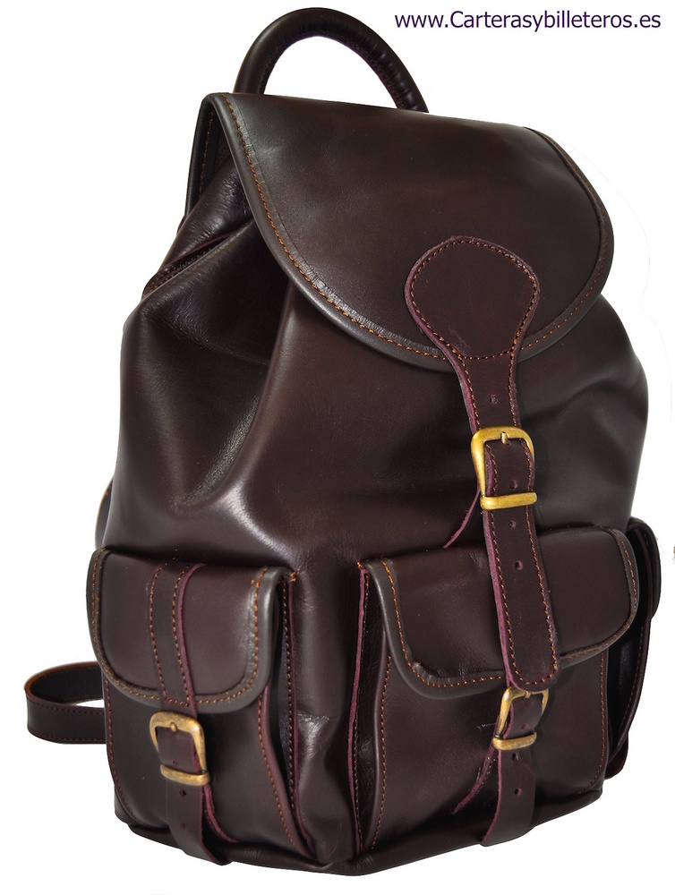 COW LEATHER PREMIER BACKPACK MEDIUM SIZE 