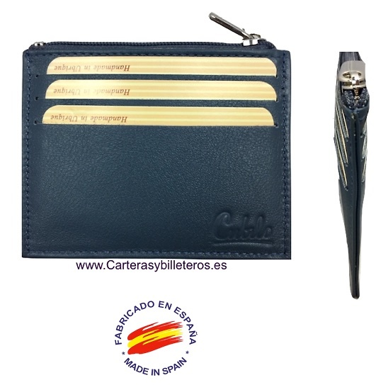 CUBILO BRAND EXTRA-FINE LEATHER PURSE CARD HOLDER 6 CARD 