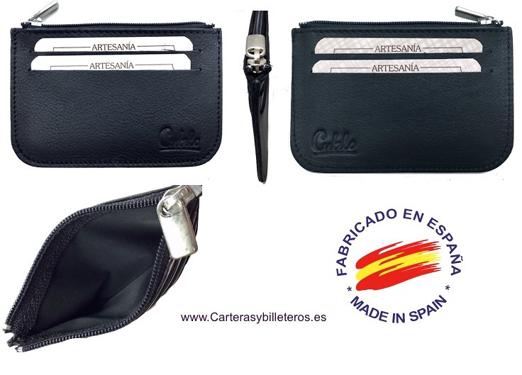 CUBILO BRAND EXTRA-FINE LEATHER PURSE CARD HOLDER 