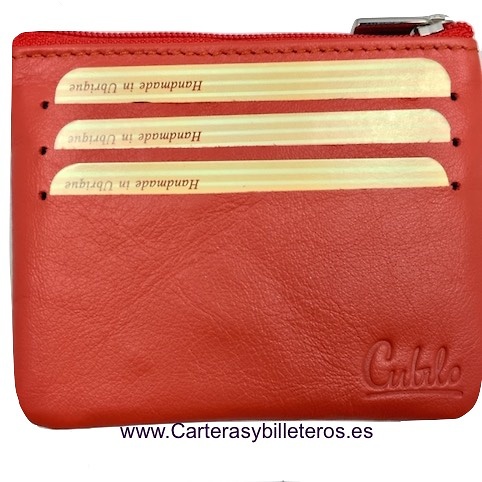 CUBILO BRAND LONG AND EXTRA-FINE LEATHER PURSE CARD HOLDER 6 CARD -COLORS - 