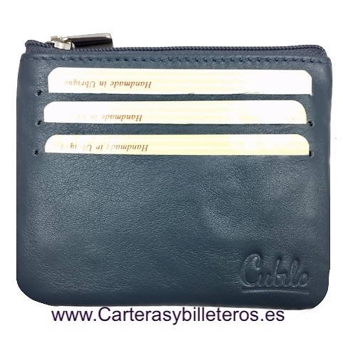 CUBILO BRAND LONG AND EXTRA-FINE LEATHER PURSE CARD HOLDER 6 CARD -COLORS - 