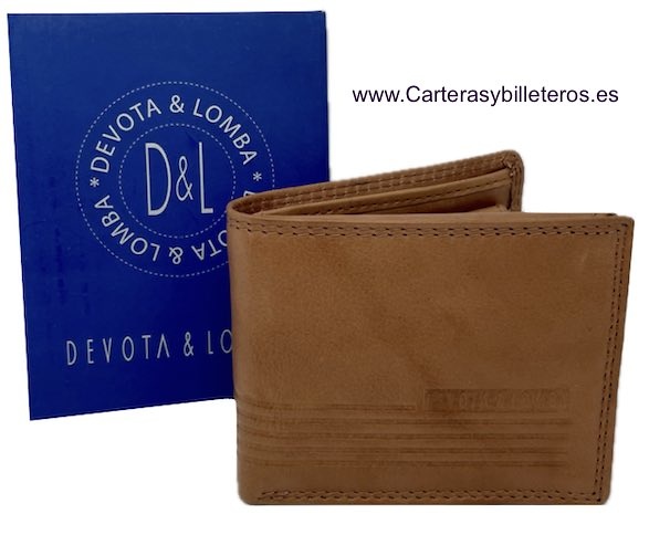 DEBOTA & LOMBA LEATHER HORIZONTAL WALLET CARD HOLDER WALLET 