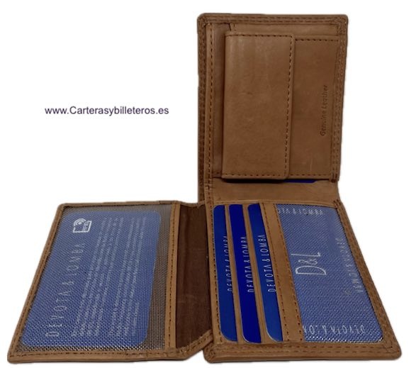 DEBOTA & LOMBA LEATHER HORIZONTAL WALLET CARD HOLDER WALLET 