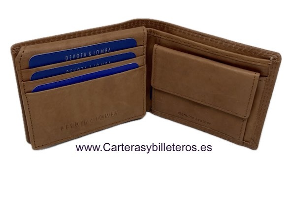 DEBOTA & LOMBA LEATHER HORIZONTAL WALLET CARD HOLDER WALLET 