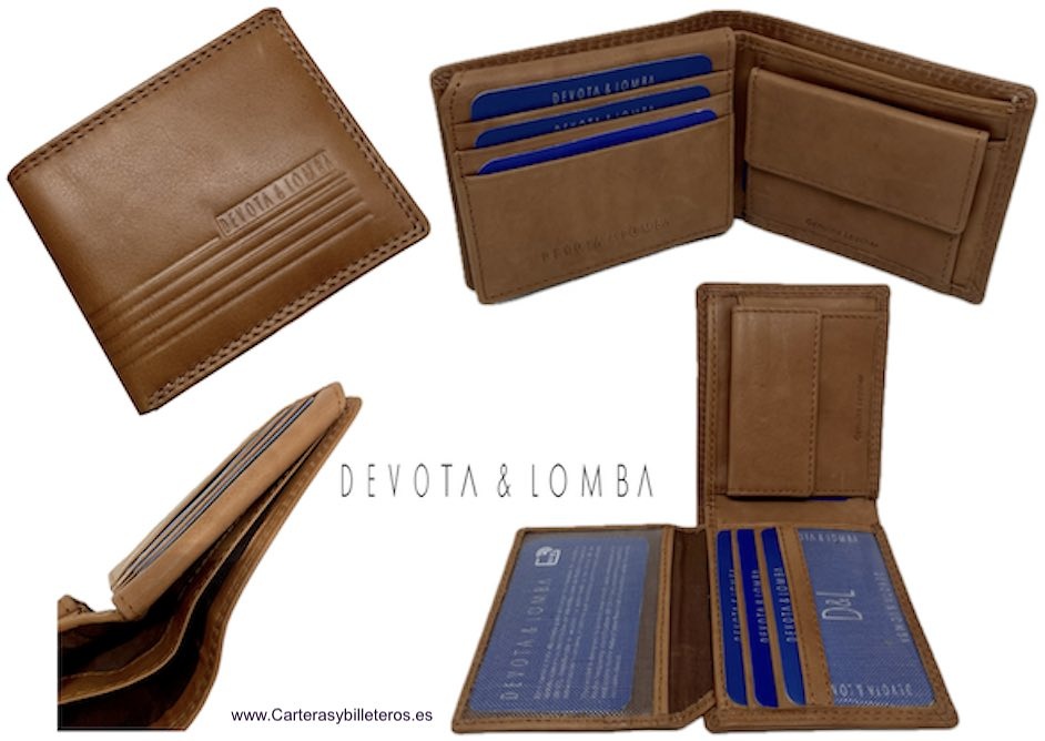 DEBOTA & LOMBA LEATHER HORIZONTAL WALLET CARD HOLDER WALLET 