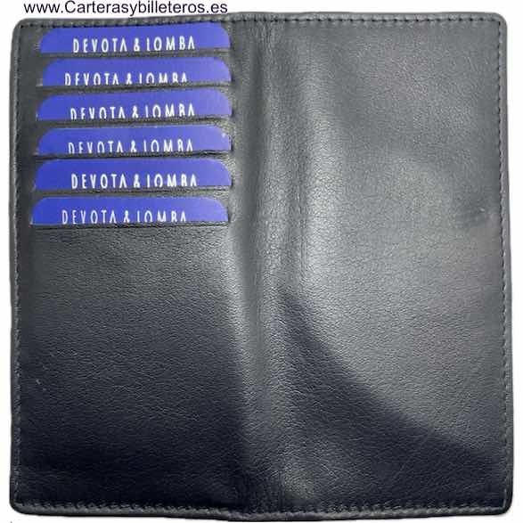 DEVOTA & LOMBA WOMEN'S LEATHER LONG WALLET WITH SUPER CARD HOLDER 