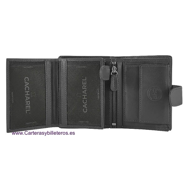 DOUBLE NAPALUX LEATHER CACHAREL CARD HOLDER 13 CARD SILICONE LOGO 