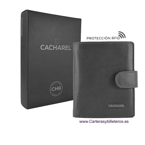 DOUBLE NAPALUX LEATHER CACHAREL CARD HOLDER 13 CARD SILICONE LOGO 