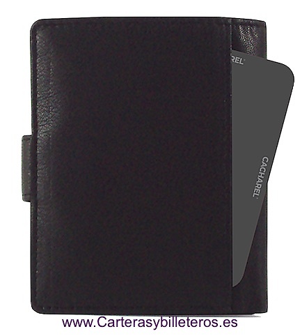 DOUBLE NAPALUX LEATHER CACHAREL CARD HOLDER 13 CARD 