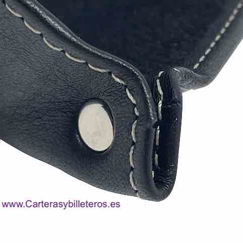 EMPTY POCKETS LEATHER MADE IN UBRIQUE RIGID RECTANGULAR 