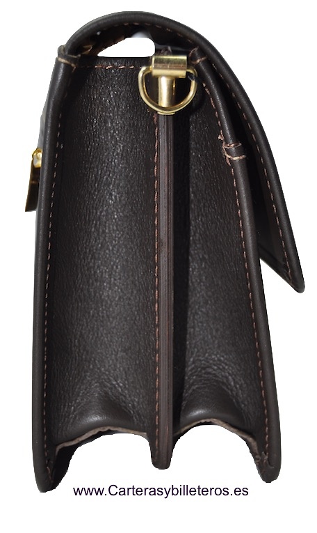 HAND BAG WITH HAND MARK TITTO BLUNI IN LEATHER MADE IN SPAIN 