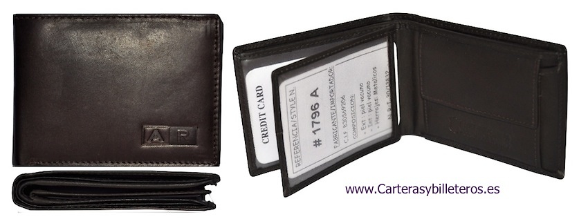 HOLDER OFLEATHER WITH BILLFOLD 