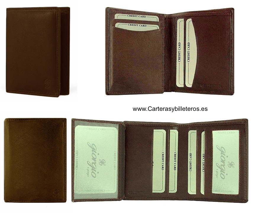 HOLDER WALLET OF LEATHER AUTHENTIC 