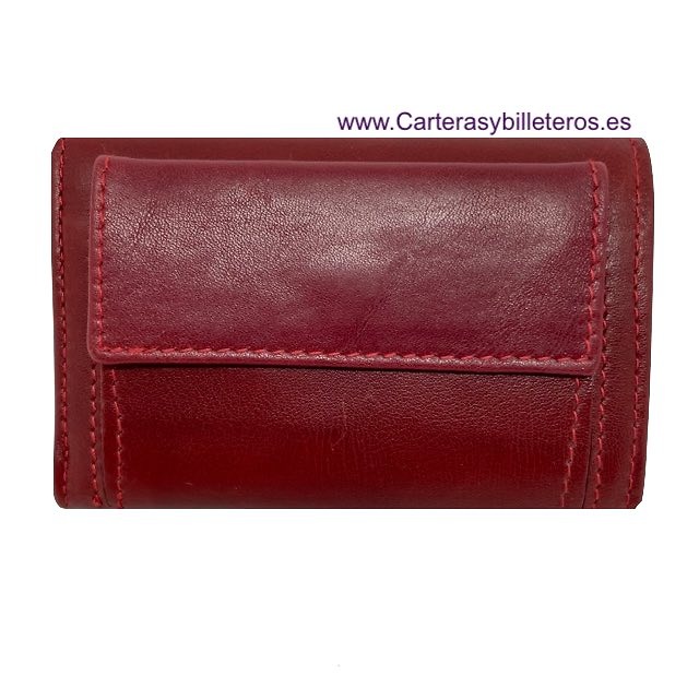 KEY WITH PURSE IN LUXURY LEATHER WITH 6 SNAP MULTISERVICES 