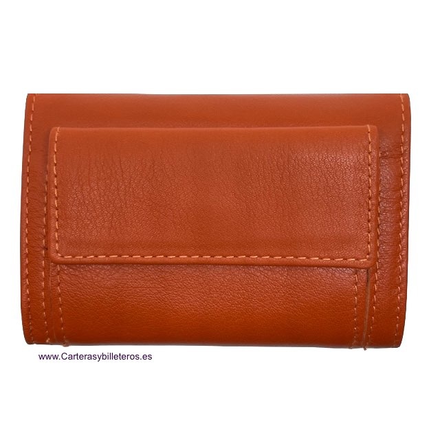 KEY WITH PURSE IN LUXURY LEATHER WITH 6 SNAP MULTISERVICES 