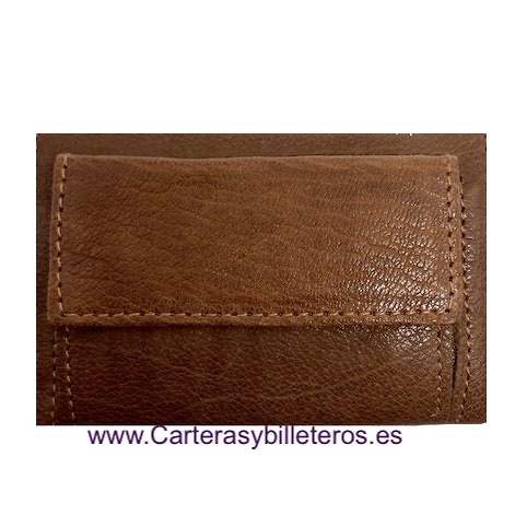 KEY WITH PURSE IN LUXURY LEATHER WITH 6 SNAP MULTISERVICES 