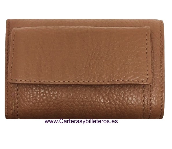 KEY WITH PURSE IN LUXURY LEATHER WITH 6 SNAP MULTISERVICES 