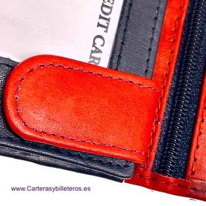 LARGE CAPACITY LEATHER PURSE WALLET 