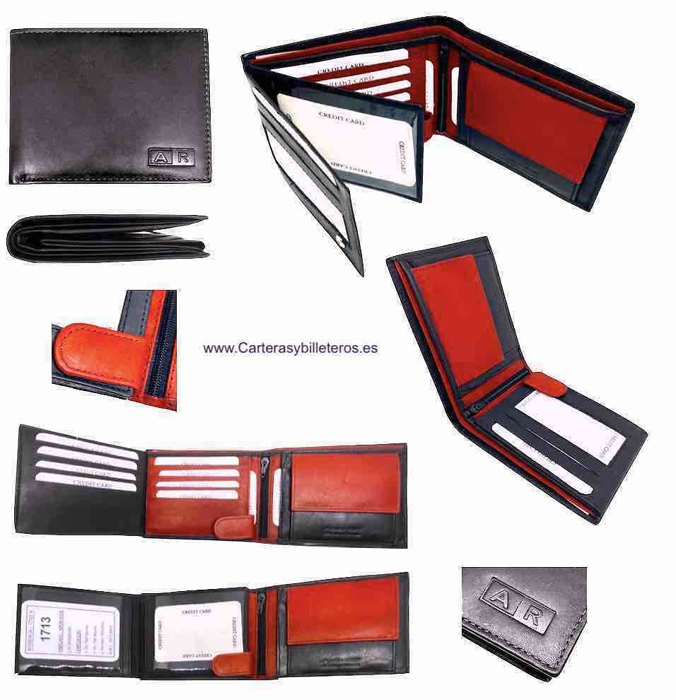 LARGE CAPACITY LEATHER PURSE WALLET 