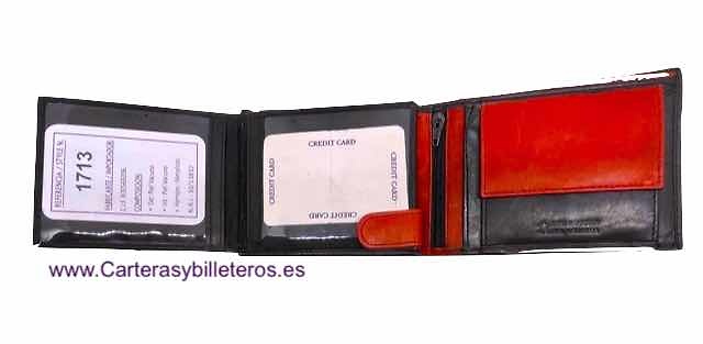 LARGE CAPACITY LEATHER PURSE WALLET 