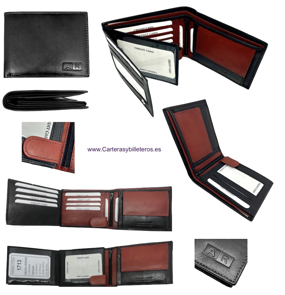 LARGE CAPACITY LEATHER PURSE WALLET 