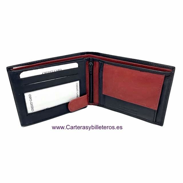 LARGE CAPACITY LEATHER PURSE WALLET 