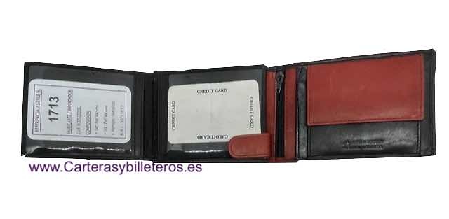 LARGE CAPACITY LEATHER PURSE WALLET 