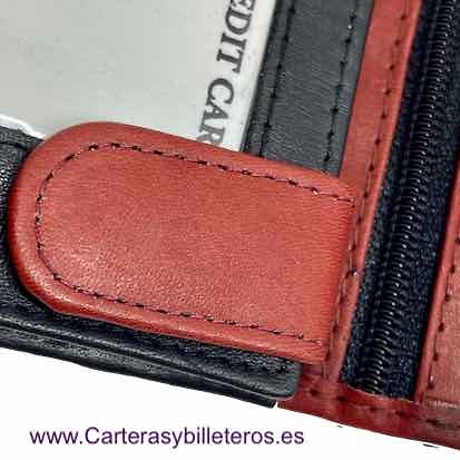 LARGE CAPACITY LEATHER PURSE WALLET 