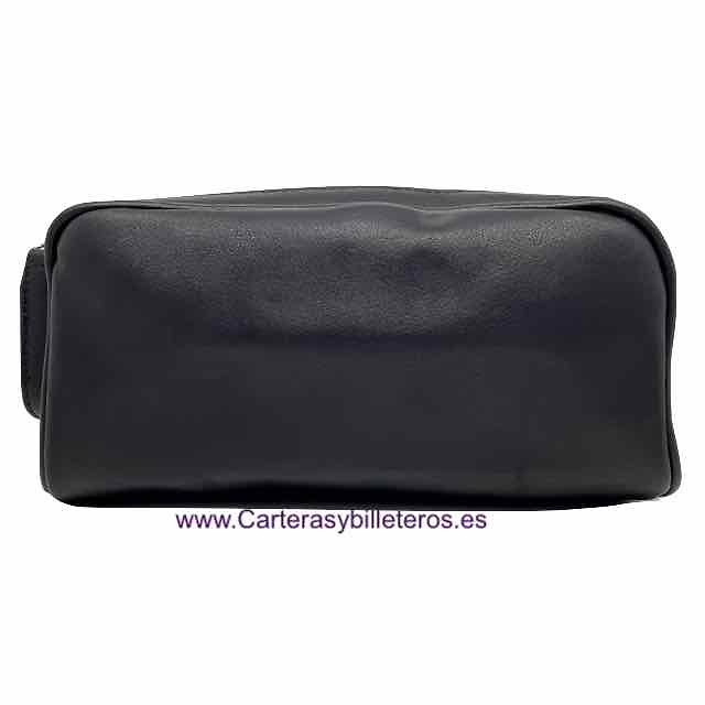 LARGE LEATHER TOILET BAG FOR MEN 